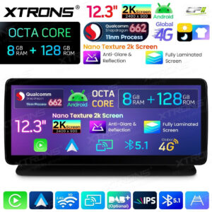 Android Autoradio Xtrons für Mercedes-Benz CLS-Klasse C218/W218 (ab 2013), NTG 4.5/4.7 8/128 GB – QBMH2445M12CLS-03 CPII