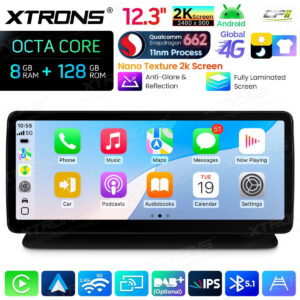 Android Autoradio Xtrons für Mercedes-Benz CLS-Klasse C218/W218 (ab 2013), NTG 4.5/4.7 8/128 GB – QBMH2445M12CLS-09 CPII