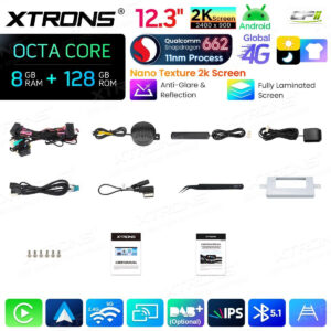 Android Autoradio Xtrons für Mercedes-Benz CLS-Klasse C218/W218 (ab 2013), NTG 4.5/4.7 8/128 GB – QBMH2445M12CLS-17 CPII