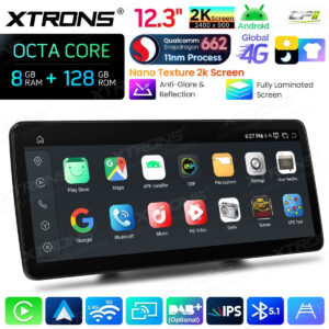 Android Autoradio Xtrons für Mercedes-Benz E-Klasse C207 / A207 (2013–2014, NTG 4.5/4.7) 8/128 GB – QBMH2445M12ECL-09 CPII