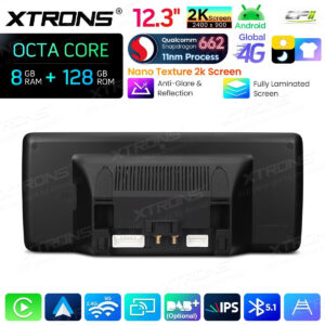 Android Autoradio Xtrons für Mercedes-Benz E-Klasse C207 / A207 (2013–2014, NTG 4.5/4.7) 8/128 GB – QBMH2445M12ECL-13 CPII