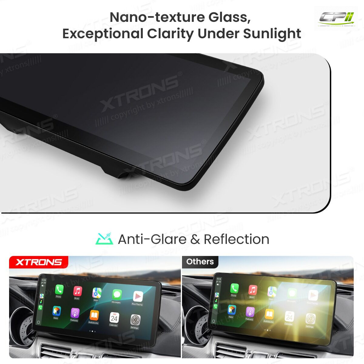 Android Autoradio Xtrons für Mercedes-Benz E-Klasse W212 / S212 (2013–2014, Linkslenker, NTG 4.5/4.7) 8/128 GB