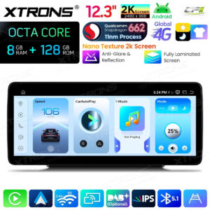 Android Autoradio Xtrons für Mercedes-Benz C/GLC/V/X-Klasse 8/128 GB – QBMH2450M12C5-02 CPII