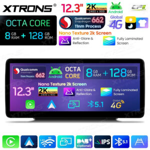Android Autoradio Xtrons für Mercedes-Benz C/GLC/V/X-Klasse 8/128 GB – QBMH2450M12C5-04 CPII
