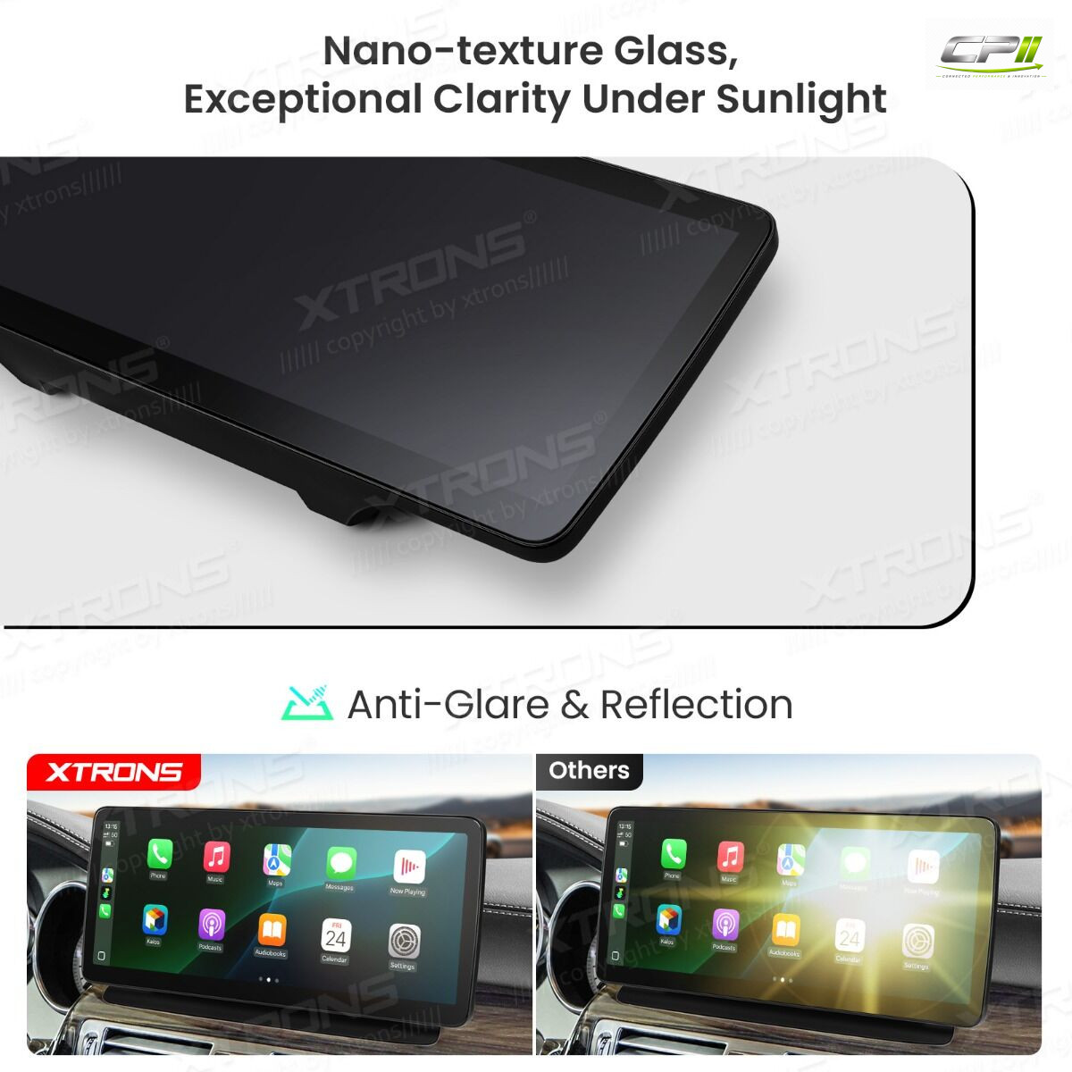 Android Autoradio Xtrons für CLS-Klasse C218/W218 (2014–2017), NTG 5.0/5.1/5.2 8/128 GB – QBMH2450M12CLS-05 CPII