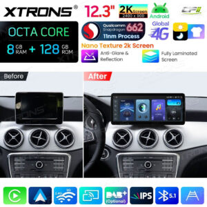 Android Autoradio Xtrons für Mercedes-Benz E-Klasse C207 / A207 (2015–2016, Rechtslenker, NTG 5.0) 8/128 GB