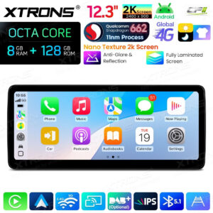 Android Autoradio Xtrons für Mercedes-Benz E-Klasse C207 / A207 (2015–2016, Rechtslenker, NTG 5.0) 8/128 GB