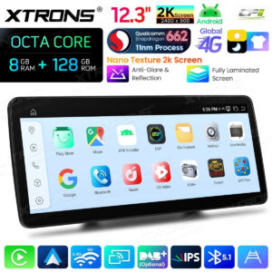 Android Autoradio Xtrons für Mercedes-Benz E-Klasse C207 / A207 (2015–2016, Rechtslenker, NTG 5.0) 8/128 GB