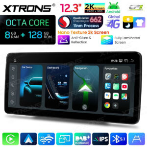 Android Autoradio Xtrons für Mercedes-Benz E-Klasse C207 / A207 (2015–2016, Rechtslenker, NTG 5.0) 8/128 GB
