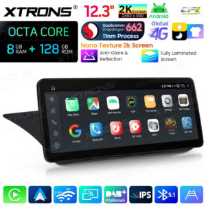 Android Autoradio Xtrons für Mercedes-Benz E-Klasse W212 / S212 (2015–2016, Linkslenker, NTG 5.0/5.1/5.2) 8/128 GB