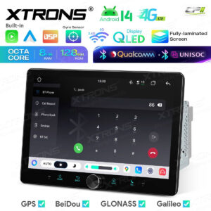 Android Autoradio Xtrons für Universal Double DIN 8/128 GB – TIMH128L-09 CPII