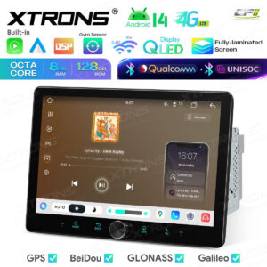 Android Autoradio Xtrons für Universal Double DIN 8/128 GB – TIMH128L-12 CPII
