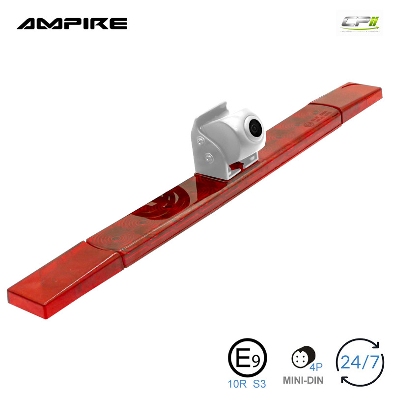 _AMPIRE Bremslichtkamera (CVBS), (Ersatz für Hella 2DA 343 106-201), weiß