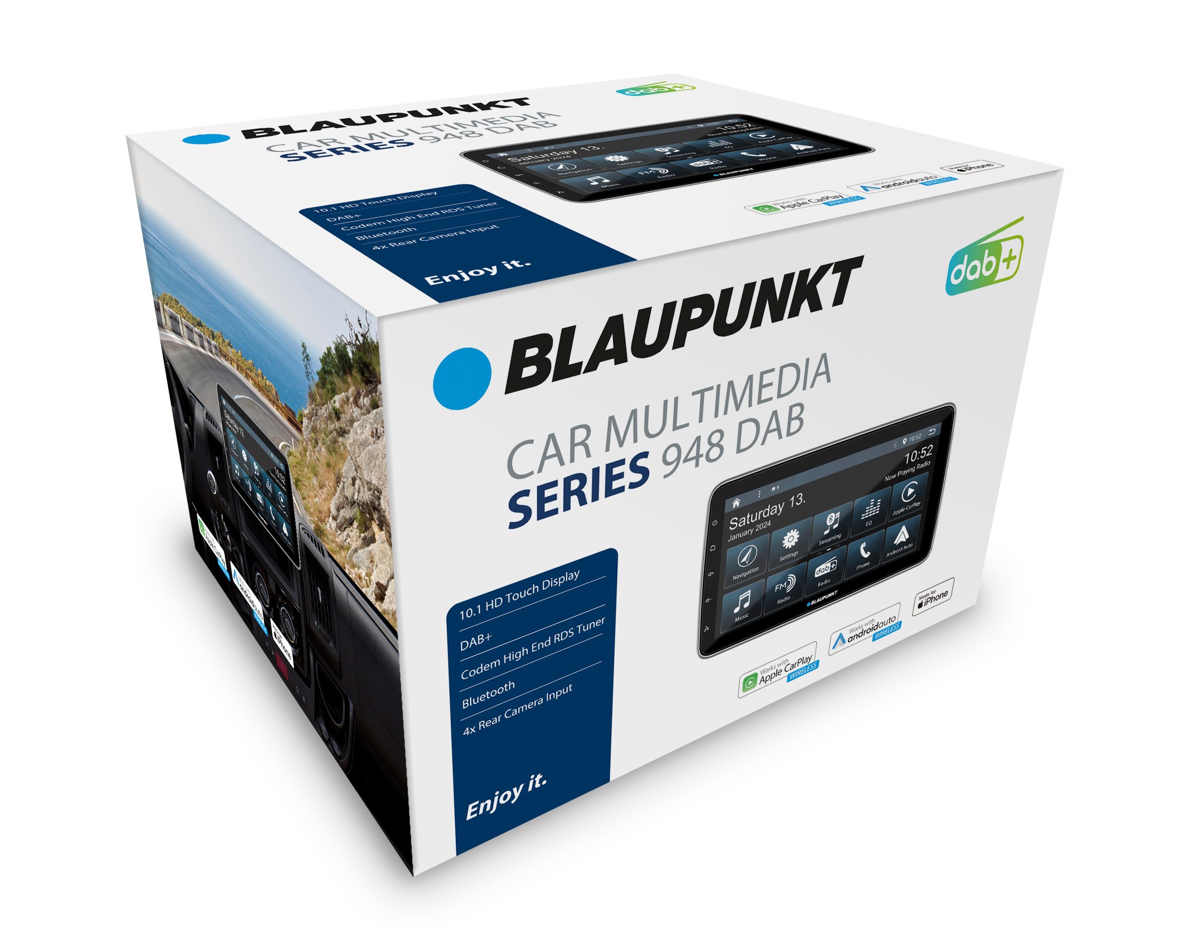 Blaupunkt Hamburg 948 Autoradio Universal 1DIN mit Camper-Navigation und DSP – Bild 10