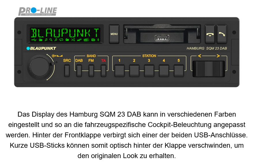 Blaupunkt HAMBURG SQM 23 DAB - Youngtimer Radio – BP_Hamburg_DAB-10