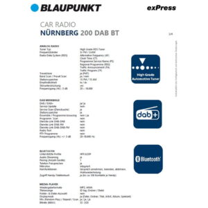 Blaupunkt NÜRNBERG 200 DAB, BT – BP_Nürnberg_200-3