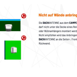 LTE/WLAN 2x2 Dachantenne - Kabel zentral für CamperNet Evo oder Baugleiche – CN2-2×2-Z-11