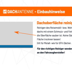 LTE/WLAN 4x4 Dachantenne - Kabel seitlich für CamperNet Pro oder Baugleiche – CN2-4×4-S-13