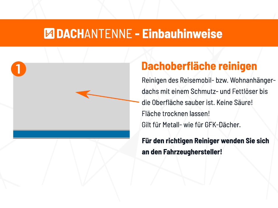 LTE/WLAN 4x4 Dachantenne - Kabel seitlich für CamperNet Pro oder Baugleiche – CN2-4×4-S-13