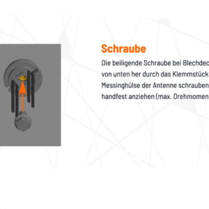 LTE/WLAN Antenne Dachfinne - Kabel zentral für CamperNet Evo oder Baugleiche – CN2-Finne-Z-15