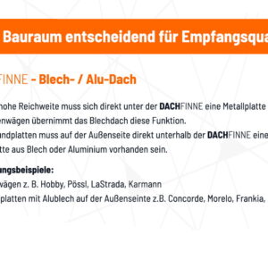LTE/WLAN Antenne Dachfinne - Kabel zentral für CamperNet Evo oder Baugleiche – CN2-Finne-Z-8