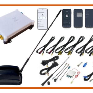 CamperNet Pro und Antenne ANT615B schwarz (UKW/DAB+) mit 1,5m Kabelsatz