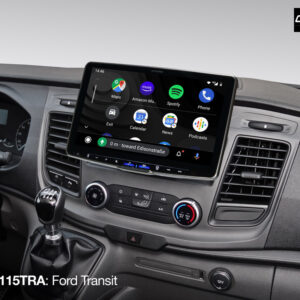 Alpine iLX-F115TRA SET Autoradio mit 11-Zoll Touchscreen, DAB+, 1-DIN-Einbaugehäuse, Apple CarPlay Wireless und Android Auto Unterstützung für Ford Transit (ab Modelljahr 2018)