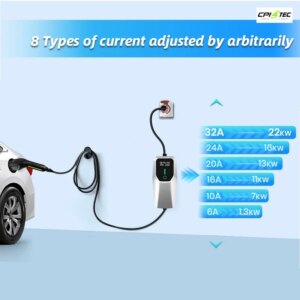 Junsun 1005006827323249 EV Ladegerät Typ 2 für Tesla Kia Dacia Renault Nissan – Bild 5