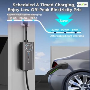 Junsun 1005007907296026 Typ 2 Tragbares EV-Ladegerät EU Elektroautos IP65 Touch – Bild 7