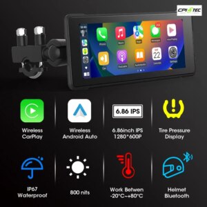 Junsun MT-04 Motorrad GPS Navigation IP67 wasserdicht 6,86 1005009873662011 – Bild 6