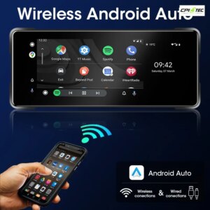 JMCQ 6.86 DVR Motorrad Monitor IP67 wasserdicht GPS Navigation Dual Bluetooth – Bild 4