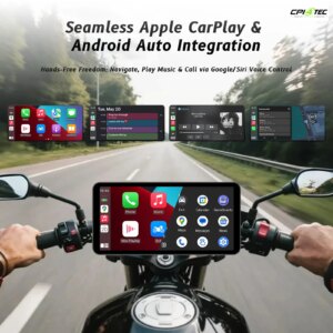 Neelyke 1005009738036833 Motorrad-Smart-Display 6 Zoll IP67 wasserdicht CarPlay – Bild 5