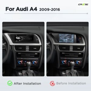 Alternative view of Junsun 1005007474761921 Autoradio Audi A4 B8 2009-2016 Bluetooth Wireless