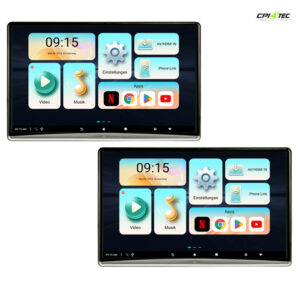 AMPIRE AMX225 Dual RSE-Monitore mit Kopfstützen-Halterung WLAN HDMI In