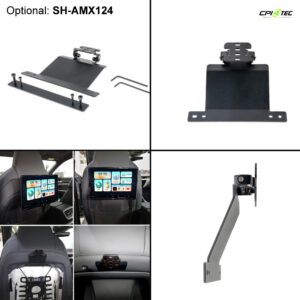 AMPIRE AMX225 Dual RSE-Monitore mit Kopfstützen-Halterung WLAN HDMI In – Bild 8