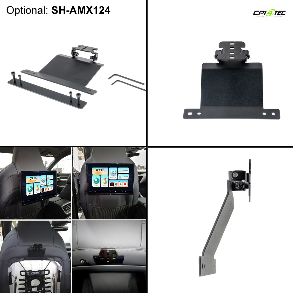 AMPIRE AMX225 Dual RSE-Monitore mit Kopfstützen-Halterung WLAN HDMI In – Bild 8