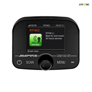 AMPIRE DAB100-BT DAB+ Receiver mit BT-Freisprecheinrichtung universell für Auto – Bild 3
