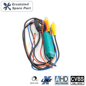 AMPIRE Ersatznetzteil mit Fronteingang für X-LINE Rückfahrkameras (EN-X802)