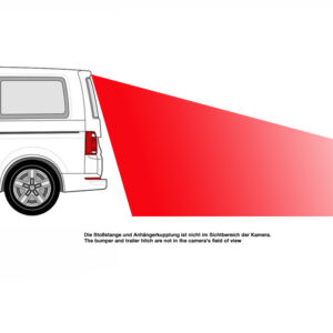 AMPIRE Kamera (AHD 1080P 25F/CVBS NTSC) für Volkswagen T6/T6.1 mit Heckklappe