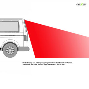 AMPIRE KVA-T5-H Rückfahrkamera VW T5 Heckklappe AHD 1080P 155° Blickwinkel – Bild 7