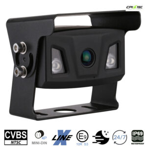 AMPIRE KVX300 Rückfahrkamera CVBS schwarz IP69K 125° Blickwinkel 10m Kabel – Bild 6
