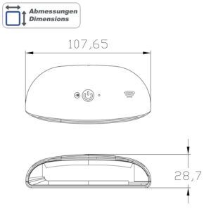 AMPIRE LED-Display mit Funklautsprecher für Front/Heck-Einparkhilfen (mit GPS) – Bild 6