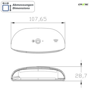 AMPIRE PSD400-GPS LED-Display für Front/Heck-Einparkhilfen mit GPS-Steuerung – Bild 6