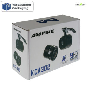 AMPIRE KCA302 Mini Rückfahrkamera AHD 1080P 150° Weitwinkel IP69K wasserdicht – Bild 6