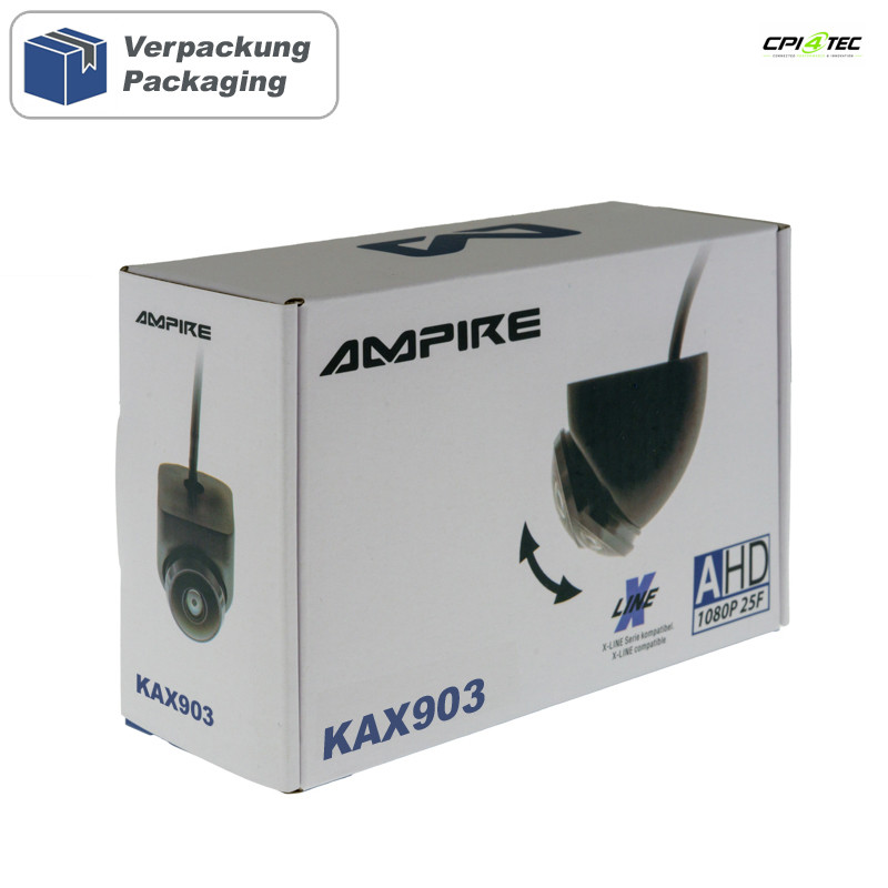 AMPIRE KAX903 Mini Rückfahrkamera Auto Bus Wohnmobil LKW Anhänger 180° – Bild 6