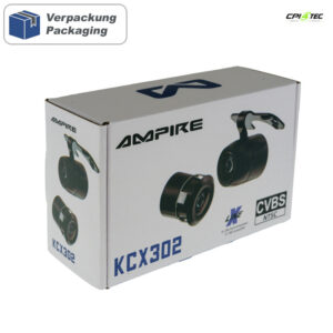 AMPIRE KCX302 Mini Rückfahrkamera CVBS 115° Weitwinkel IP69K wasserdicht – Bild 10