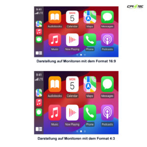 AMPIRE _LDS-JP84-CP Smartphone-Integration Dodge Jeep mit Apple CarPlay Android – Bild 11