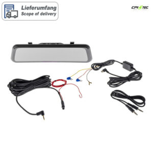 Alternative view of AMPIRE CPS091 Smartphone-Spiegelmonitor mit Dashcam und RFK-Eingang AHD