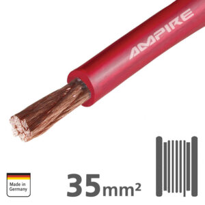 Alternative view of AMPIRE Stromkabel rot 35mm²(2AWG), 20m Spule, Kupfer