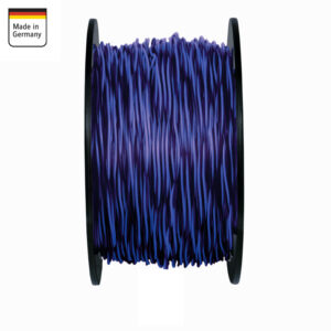 AMPIRE Verdrilltes Kabel BLAU/SCHWARZ 1,5mm², 60m Spule, 100% Kupfer